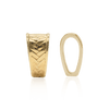 Fancy Tapered Bails with Woven Design (11.5 mm)