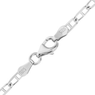 Finished Anchor Anklet in Sterling Silver (3.00 mm - 3.60 mm)