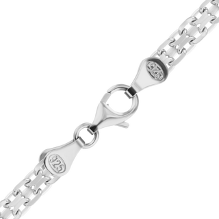 Finished Classic Bizmark Bracelet in Sterling Silver (2.20 mm - 5.60 mm)