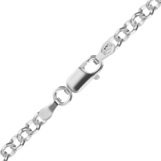 Finished Classic Rolo Bracelet in Sterling Silver (3.00 mm - 6.00 mm)