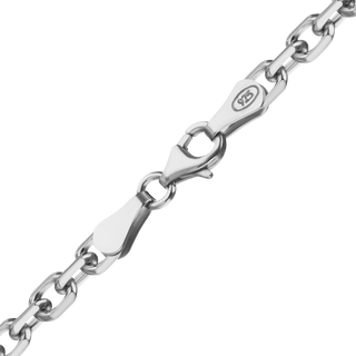 Finished Diamond Cut Cable Anklet in Sterling Silver (4.20 mm - 7.50 mm)