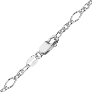 Finished Fancy Cable Bracelet in Sterling Silver (3.60 mm)