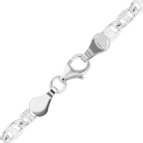 Finished Mariner Cable Bracelet in Sterling Silver (3.80 mm - 6.10 mm)