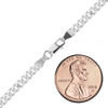 Finished Classic Curb Necklace in Sterling Silver (1.50 mm - 11.00 mm)