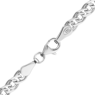 Finished Nonna Anklet in Sterling Silver (3.40 mm - 7.70 mm)