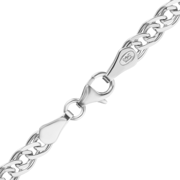 Finished Nonna Anklet in Sterling Silver (3.40 mm - 7.70 mm)