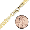 Finished Bizmark Bracelet in 14K Yellow Gold (2.30 mm - 5.80 mm)