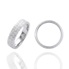 14K White Gold Flat Wedding Bands (2.0 mm - 6.0 mm)