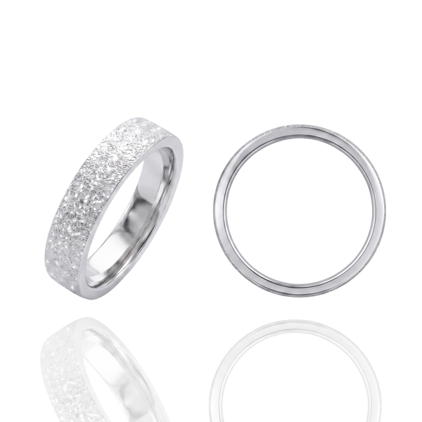14K White Gold Flat Wedding Bands (2.0 mm - 6.0 mm)