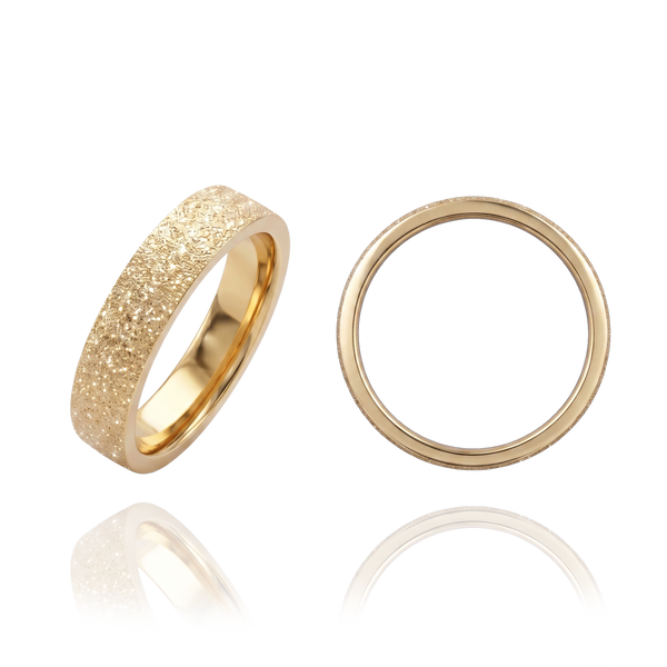 14K Yellow Gold Flat Wedding Bands (2.0 mm - 6.0 mm)