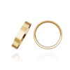 14K Yellow Gold Flat Wedding Bands (2.0 mm - 6.0 mm)