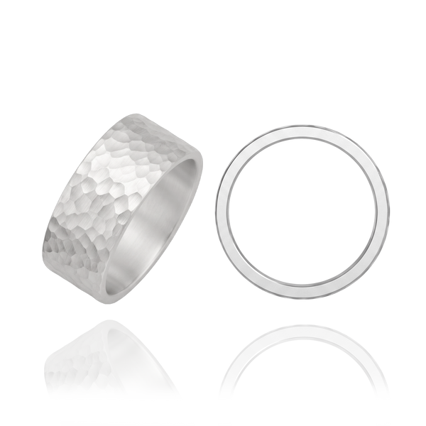 Sterling Silver Flat Wedding Bands (2.0 mm - 8.0 mm)