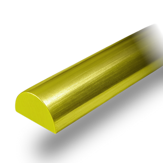 18K Green Domed Soft Wire