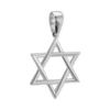 14K Gold Star of David Pendant (32 x 21 mm)