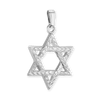 14K Gold Star of David Pendant (22 x 14 mm)