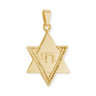 Sterling Silver Star of David Pendant (26 x 15 mm)