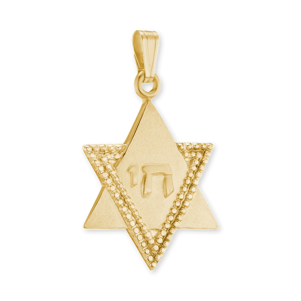 Sterling Silver Star of David Pendant (26 x 15 mm)