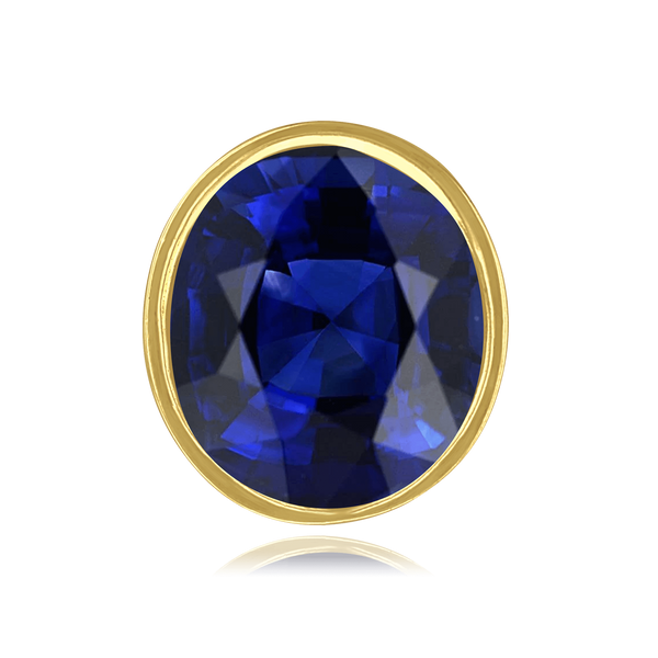 Oval Tapered Bezels in 14K Gold (4.50 x 3.00 mm - 14.00 x 12.00 mm)