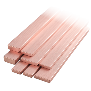 14K Pink Flat Medium Wire