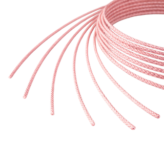 Pink Gold-Filled Round Glitter Wire
