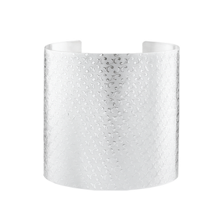 Sterling Silver Swirl Pattern Cuff Bracelet PP-3C