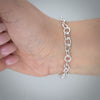 Video image preview for Finished Light Round Cable Bracelet in Sterling Silver (6.30 mm - 7.30 mm)