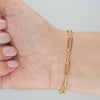 Video image preview for Finished Paperclip Cable Bracelet in 14K Gold-Filled (1.60 mm- 4.00 mm)