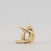 Four Prong Oval Tapered Settings in 14K Gold (4.00 x 3.00 mm - 13.00 x 10.00 mm)