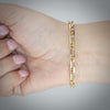 Video image preview for Finished Anchor Mariner Cable Bracelet in 14K Yellow Gold (2.00 mm - 4.85 mm)