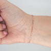 Video image preview for Finished Classic Figaro Bracelet in 14K Pink Gold (1.50 mm - 1.80 mm)