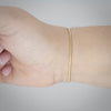 Video image preview for Finished Round Snake Bracelet in 14K Yellow Gold (1.00 mm - 1.95 mm)