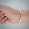Video image preview for Finished Classic Curb Bracelet in Sterling Silver (3.00 mm - 11.00 mm)
