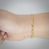 Video image preview for Finished Anchor Mariner Cable Bracelet in 14K Yellow Gold (2.00 mm - 4.85 mm)