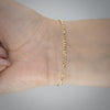 Video image preview for Finished Semi-Solid Curb Bracelet in 14K Yellow Gold (1.80 mm - 7.30 mm)
