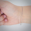 Video image preview for Finished Rolo Bracelet in 14K White Gold (1.15 mm - 2.50 mm)