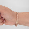 Video image preview for Finished Heavy Flat Curb Necklace in 14K Pink Gold-Filled (4.20 mm - 5.80 mm)