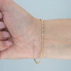 Video image preview for Finished Handmade Semi-Solid Rope Bracelet in 14K Yellow Gold (2.20 mm - 4.20 mm)