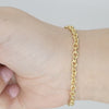 Video image preview for Finished Medium Round Cable Bracelet in 14K Yellow Gold (1.05 mm - 4.05 mm)