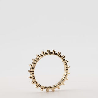 Round 4 Prong Share Base Style All Around Eternity Band (3.0mm / .10ct)