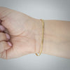 Video image preview for Finished Classic Curb Bracelet in 14K Yellow Gold (1.23 mm - 11.00 mm)