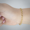 Video image preview for Finished Elongated Cable Bracelet in 14K Yellow Gold (0.85 mm - 5.90 mm)