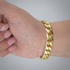 Video image preview for Finished Classic Curb Necklace in Sterling Silver 18K Yellow Gold Finish  (1.50 mm - 11.00 mm)