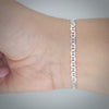 Video image preview for Finished Mariner Curb Bracelet in Sterling Silver (3.50 mm - 7.80 mm)