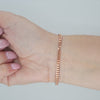 Video image preview for Finished Classic Curb Necklace in 14K Pink Gold (1.23 mm - 3.40 mm)