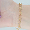 Video image preview for Finished Round Link Cable Bracelet in 14K Gold-Filled (7.30 mm)