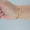 Video image preview for Finished Handmade Semi-Solid Rope Bracelet in 14K Yellow Gold (2.20 mm - 4.20 mm)