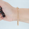 Video image preview for 4 Prong Round Tennis Bracelet Mounting in 14K Gold (.025 ct / 1.75 mm)