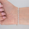 Video image preview for Finished Heavy Round Cable Bracelet in Sterling Silver (3.10 mm - 8.50 mm)