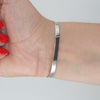 Video image preview for Finished Flexible Herringbone Bracelet in Sterling Silver (2.70 mm - 4.50 mm)