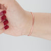 Video image preview for Finished Classic Curb Bracelet in Sterling Silver 18K Pink Gold Finish (3.00 mm - 11.00 mm)